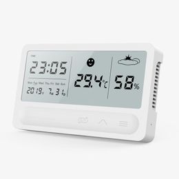 Indoor Thermometer Simple Smart Home LED Digital Electronic Temperature And Humidity Meter Household Dry