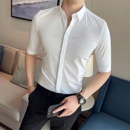 Buy Black White Half Shirt Men Online 