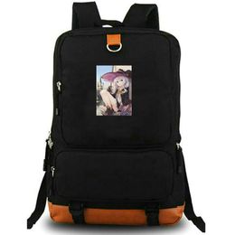 Wandering Witch backpack The Journey of Elaina daypack school bag Cartoon Print rucksack Leisure schoolbag Laptop day pack