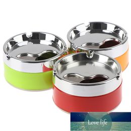 1pc Stainless Steel Red Green Orange Detachable Rotatable Lid 360 Degree Free Rotation Corrosion Resistance Cigarette Ashtray Factory price expert design Quality