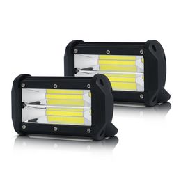 5" 72W LED Work Light Bar COB Spot Lights For Car Tractor Boat OffRoad 4x4 Truck SUV ATV Driving 12V 24V Fog Lights Car Styling