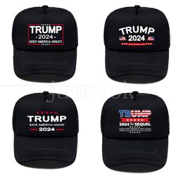 Donald Trump 2024 Baseball Caps Men Hip Hop Cap Breathable Mesh Sun Hats DE030
