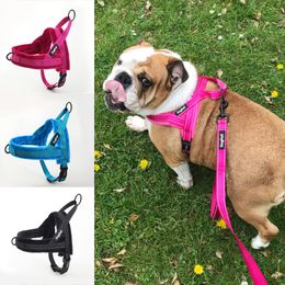 Soft flannelette Harness Lightweight No Pull Pet harness with Padded Reflective Vest Harness for Small and Medium Dogs