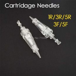 100pcs (Bayonet port) Cartridges Needles Sterilised Permanent Makeup Machine For Tattoo Eyebrow Liner Lips Supply 211229