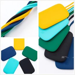 newOriginal NINETYGO 90FUN Colorful Silicone Baggage Tag Portable for Suitcase Luggage Bag Tag Anti-lost Writing Label Bag Parts EWD6464