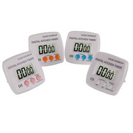 Timers 1pcs 5 Colors Multi-function Mini Electronic Timing LCD Digital Display Kitchen Reminder