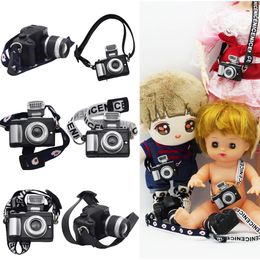 Dollhouse Miniature Digital Camera Mini Simulation Cameras for Doll Accessories Kids Birthday Gift Dolls House Decoration