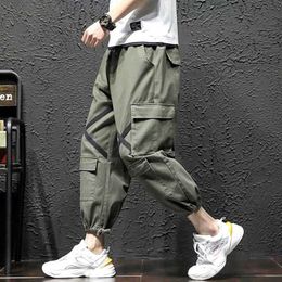 Men's Cargo Pants Mens Casual Multi Pockets Military Large size 44 Tactical Pants Men Outwear Army Straight slacks Long Trousers Y0927