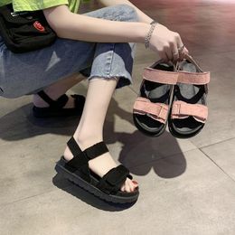 Summer Sandals Female Korean Version Of The Platform Thick-soled Beach Roman Shoes Women's
