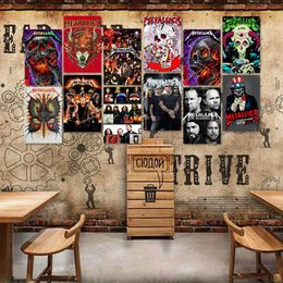 new Rock Band Tin Signs metal Vintage Posters Old Wall Metal Plaque Club Wall Home art metal Painting Wall Decor Art Picture party decor EWD