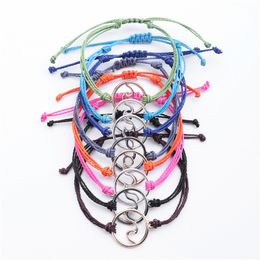 Wax Thread Braided Bracelet Waterproof Wave Wave Bracelet Colorful Friendship Bracelet