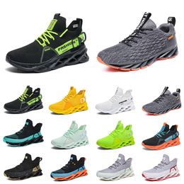 men running shoes breathable trainers wolf grey Tour yellow teal triple black white green mens outdoor sports sneakers Hiking seventy two