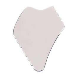Stainless Steel Sawtooth Gua Sha Tool Beauty Appliances Face Care Lifting Massager Eye Skin Cooling Body Relaxation Pain Relief Health Massage Guasha Board
