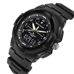 SANDA Men's Sports Digital Watch S Shock Military LED Quartz Wrist Clock High Quality Luxury Brand Famous Handwatch montre homme G1022