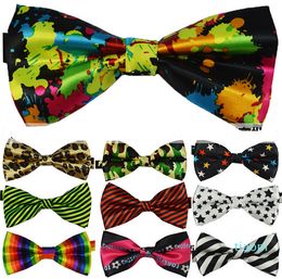 New High Quality Novelty Mens Unique Tuxedo Bowtie Bow Tie Necktie 25 Colour choosable