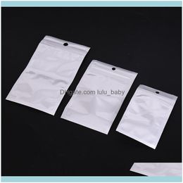 & Display Jewelrysizes Translucent Zipped Lock Reclosable Plastic Poly Clear Bags Bulk Jewelry Craft Aessory Packaging Pouches Drop Deliver