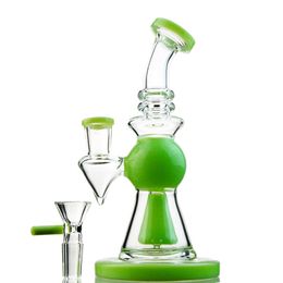 7 Inch Hookahs Mini Pyramid Design Heady Glass Bongs Showerhead Perc Dab Oil Rigs Short Nect Mouthpiece Waterpipes With Bowl XL275