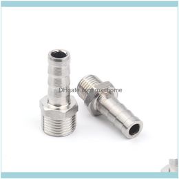 Supplies Patio, Lawn Garden Home & Garden1/4" 3/8" 1/2" Thread 8Mm 10Mm Stainless Steel Pagoda Connector Irrigation Water Hose Gas Soft Tube