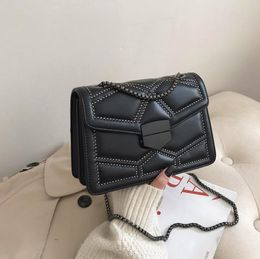 Brand Designer Women Crossbody Bags Small Flap PU Leather Braided Strap Shoulder Bag Lady Handbags and Purses Black
