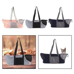 Dog Car Seat Covers Outdoor Pet Carrier Backpack Comfort Adjustable Strap Mesh Warm Tote Handbag Bag For Shopping Cats Travel Winter Small D