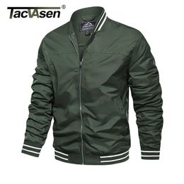 TACVASEN Casual Jacket Men's Spring/Fall Pilot Style Coats Army Bomber Jackets Wind Baseball Jacket Outerwear Overcoat Boys 210927