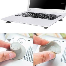 Hooks & Rails For Notebook Thermal Bracket Portable PVC Gray Computer Devices Accessories Cooling Cool Feet Sucker Heat Reduction Pad