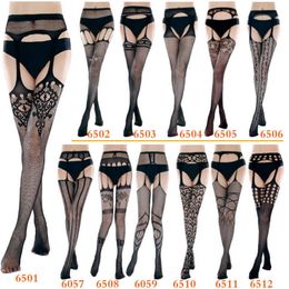 Sexy lingerie Exotic Apparel hot women sexy underwear hose teddy body stockings open crotch intimates black Jacquard stockings