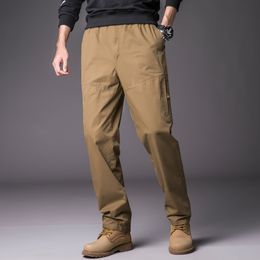 cargo pants men tactical pants military mens pants Fashion casual straight autumn winter trousers youth Size 38