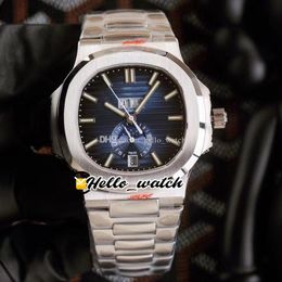 40.5mm YR 5726/1A-001 Sport Watches Annual Calendar 5726 Cal.324 S QA Automatic Mens Watch D-Blue Textured Dial Stainless Steel Bracelet Hello_Watch G22b7