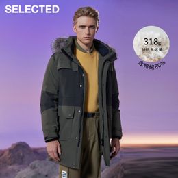 SELECTED Frock Contrast Colour Drop Shoulder Assorted Loose Duck Down Jacket S|420412056