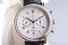 Super watches 017 W0051N2450 montre DE Luxe Multi-function timing wrist watch 7750 mechanical movement smart Watch