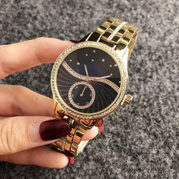 Fashion Design Luxury Brand Woman Watch Watches Lady Metal Steel Band Quartz Wrist Watch Men Luxury Watch
