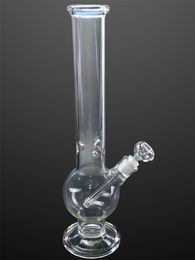 Glass Water Bong Hookah Oil Dab Rigs Smoking Pipe Straight Type Tobacco Accessories