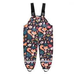 Jumpsuits Teen Kids Straps Jumpsuit Children Waterproof Rain Pants Baby Boys Girls Overalls Strap Pant Toddler Clothes