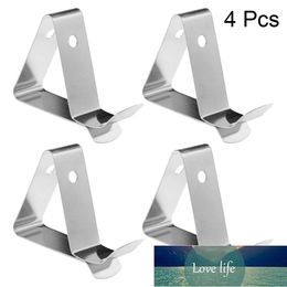 4pcs Thermometer Holder Heat-Resisting Stainless Steel Universal Secur Clip Coffee Cup Clip Probe Clip for Restaurant Picnic A30
