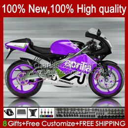 Bodywork For Aprilia RS4 RSV-125 RSV125RR RSV125 36No.145 RSV Purple black RS 125 R RR 125RR RS-125 1999 2000 2001 2002 03 04 05 RS125 99 00 01 02 2003 2004 2005 Fairing Kit