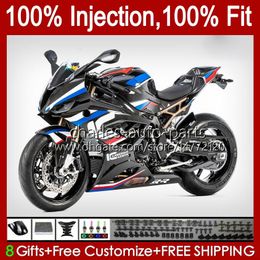 Injection Mould OEM Fairings For BMW S-1000RR S1000 S 1000 RR S-1000 19-21 Bodywork 21No.0 S1000-RR S1000RR 19 20 21 22 S 1000RR 2019 2020 2021 100% Fit Bodys Glossy Blue Black