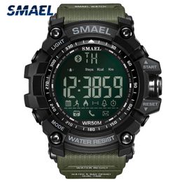 SMAEL Sport Watch Men Top Luxury Brand Military 50M Waterproof Wristwatch Clock Men's LED Digital Watches Relogio Masculino 210407
