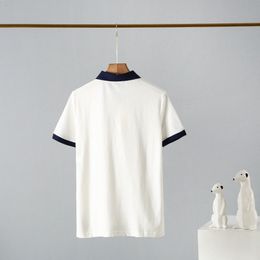 polo shirts pockets Canada - 2021 mens fashion designer Tee women t shirts Cotton polo shirt Web and Interlocking letter Casual t-shirt With Pocket KA u8LQ#