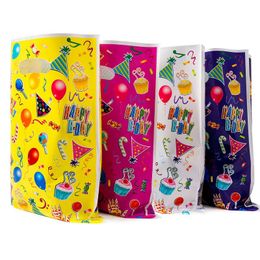 -Regalo Wrap 10 / 20pcs Borse stampate Polka Dots Plastic Candy Bag Child Party Boy Boy Girl Bambini Bomboniere Bomboniere Forniture Decor
