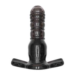 NXY Dildos Anal Toys Vestibular Hollow Plug Super Soft Floating Point Stimulation Dual Purpose Male and Female Masturbator Fun Products 0225