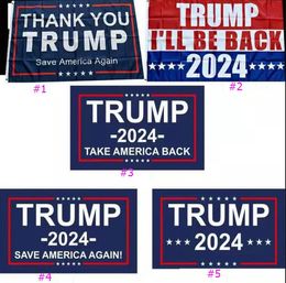 quality Trump 2024 Flag U.S. General Election Banner 2 Copper Grommets Take America Back Flags Polyester Outdoor Indoor Decoration 90*150cm/59*35inch