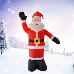 Christmas Decorations 2.4m Lights Inflatable Santa Claus LED Light Decoration Balloons Dolls Yard Prop For Home Party Toy Ornaments Navidad