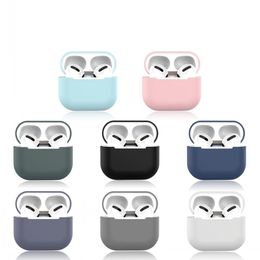 Soft Liquid Silicone Case For AirPods 3 Wireless Bluetooth Earphone Protective Case For Apple airpods 3 Pro 1 2 Cover Cases
