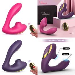 Nxy Sex Toy Vibrators Clitoris Vibration Absorber with Remote Control Function Optional Women's Purple and Pink 1218