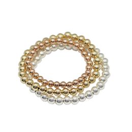 Beadsnice Sterling Silver 925 Classic unisex Beaded Bracelet jewelry