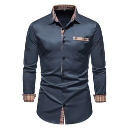 Camisas De Vestir Para Hombre Negro De Diseño Blanco Oferta Online |  DHgate.com