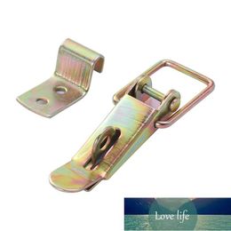 A16 Flexible Draw Latches Iron Hold Down Clamp for Carriage Truck Door (Golden)