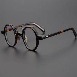 Fashion Sunglasses Frames Vintage Japanese Handmade Acetate Eyeglasses Women Small Size Optical Eyewear Frame Prescription Myopia Glasses Me