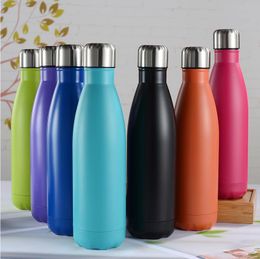 304 Stainless Steel 500ml Thermos Bottles Cups Fashion Coke Bottle Gift Customised Business Advertising Water Cup item